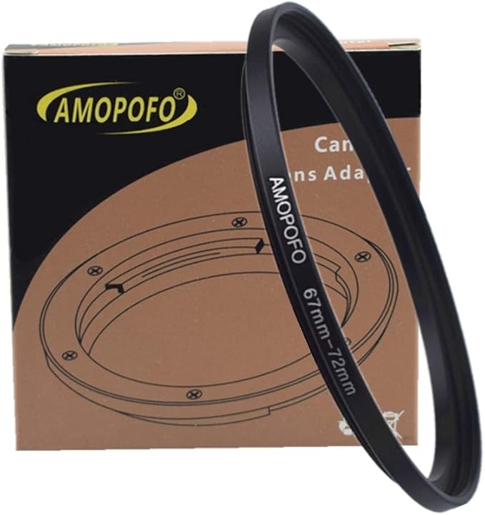 67mm to 72mm Step-Up Ring Filter adapter/67mm to 72mm Camera Filter Ring for 72 mm UV,ND,CPL,Metal Step Up Ring
