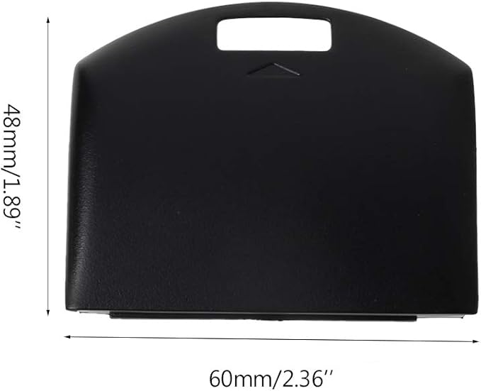 Black Battery Cover Door Case for PSP 1000 1001 Fat Replacement Cases and Storage Accessories