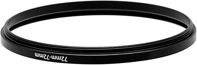 72-49/52/55/57/58/62/67/72/74/77/82/86/95/105mm Step Up & Step Down Rings Adapter for Camera Lens and Filters 72-72 Filter Adapter Ring 72mm Lens to 72mm Filters