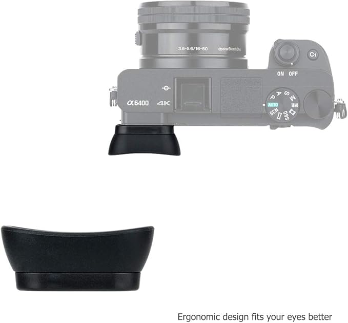 Soft Silicon Camera Viewfinder Eyecup Eyepiece Eyeshade for Sony A6600 A6500 A6400 Eye Cup Protector Replaces Sony FDA-EP17