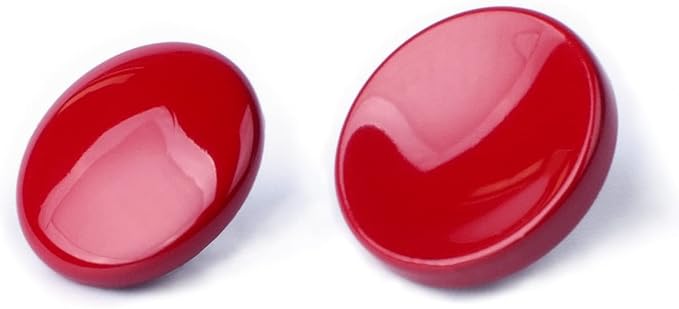 Dark-red Metal Soft Shutter Release Button,Delicate Camera Shutter Button 11mm Concave 10mm Convex Surface(2 Pack)