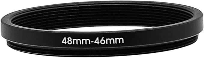 48-46/49/52/55/77mm Step Up & Step Down Rings Adapter for Lens and Filter 48-46 Filter Adapter Ring 48mm Lens to 46mm Filters