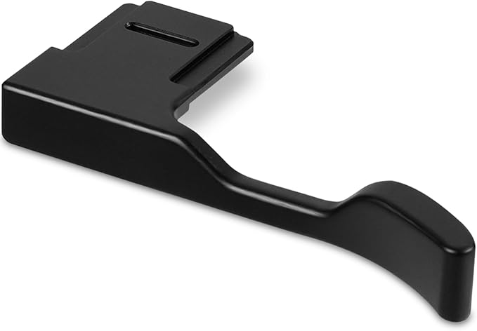 Haoge Metal Thumb Up Grip for Fujifilm XE5 Camera Digital AccessoriesTHB-XE5-B Hot Shoe Thumb Up Rest Support Handgrip Black