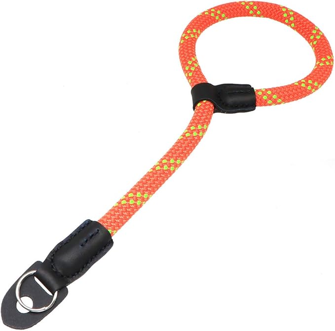 HITHUT Adjustable Rope Camera Wrist Strap Hand Strap for SLR DSLR Digital Mirrorless Cameras Orange Green