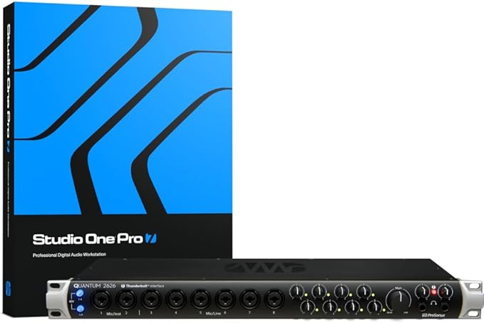 PreSonus Quantum 2626 with Studio One Pro Software