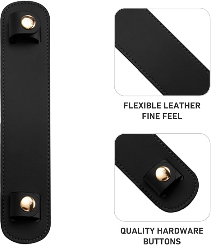 Shoulder Strap Pad Replacement,Microfiber Leather Strap Pads Detachable Cover for Tote Bag