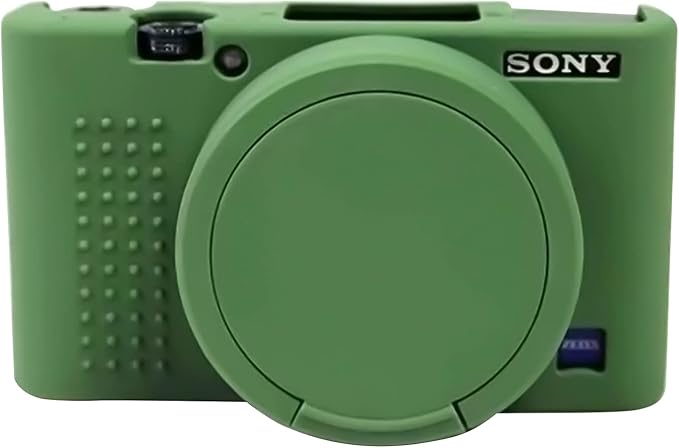 Easy Hood Camera Case for Sony RX100 VII, Soft Silicone Protective Cover Protector Skin Removable Lens Cover for Sony DSC-RX100 VII DSC-RX100M7 Digital Camera (Green)