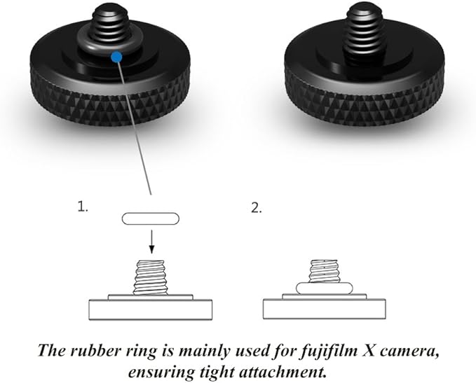 JJC Camera Soft Release Button, Shutter Button for Fuji Fujifilm X-T5 X-T4 X-T50 X-T30 III II X-PRO3 X100VI X100V X-E5 X-E4 X Half GFX100RF Sony RX1R II RX10 IV III Leica Q3 M10 M9 Nikon Df F3 Zf