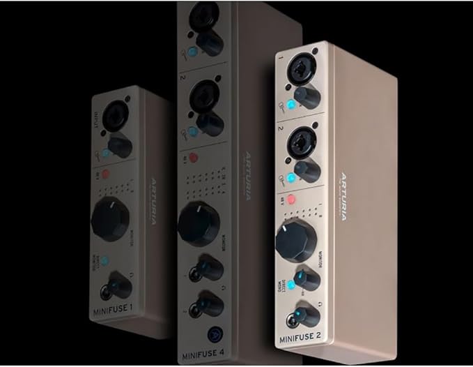 Arturia 800122 MiniFuse 2 USB-C Audio Interface Champagne (Renewed)