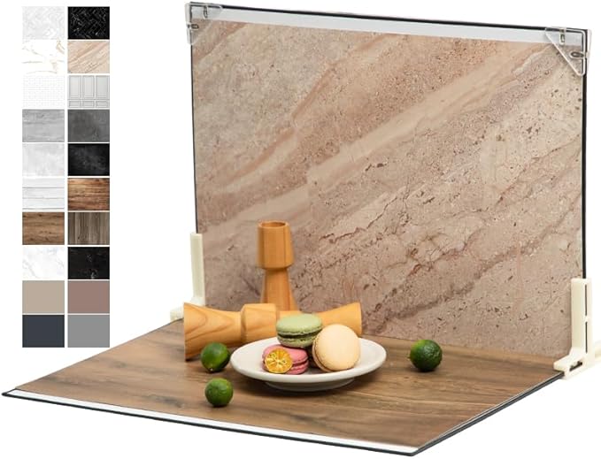 10Pcs 20Patterns Photo Backdrop Board Photography Table Top Small Shooting Kit (Small Size 16x11.5in), MDAOCRY