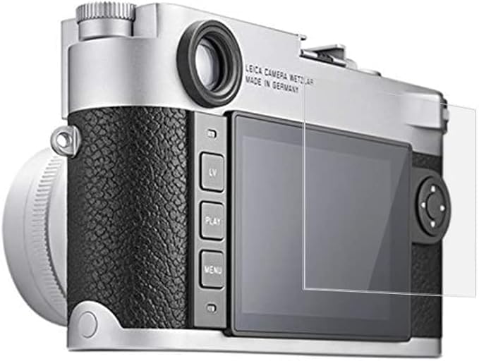 kinokoo Screen Protector for Leica M-E(typ220) M9 M9-P M8 Camera, 0.25mm 9H Hardness Tempered Glass Film Crystal Clear Film for Leica M9 - Bubble-free/Anti-scratch(2 pack)