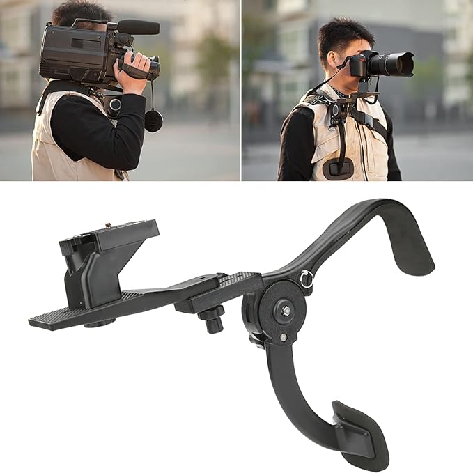 Camera Shoulder Rig,Outdoor DSLR Camera Strap Mount,Photography Shoulder Shock Absorber Bracket Support Stabilizer Rig