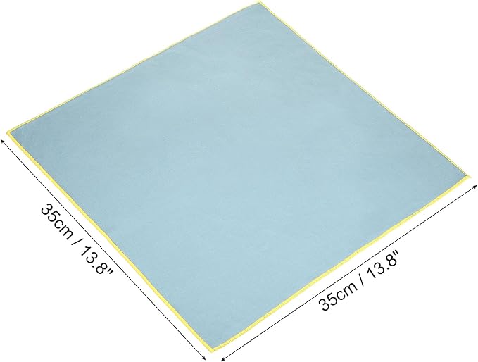 PATIKIL Camera Protective Wrap, 13.8" x 13.8" Lens Protector Wrapper Magic Self-Adhesive Camera Wrap for Camera Lens DSLR Phone Laptop, Haze Blue