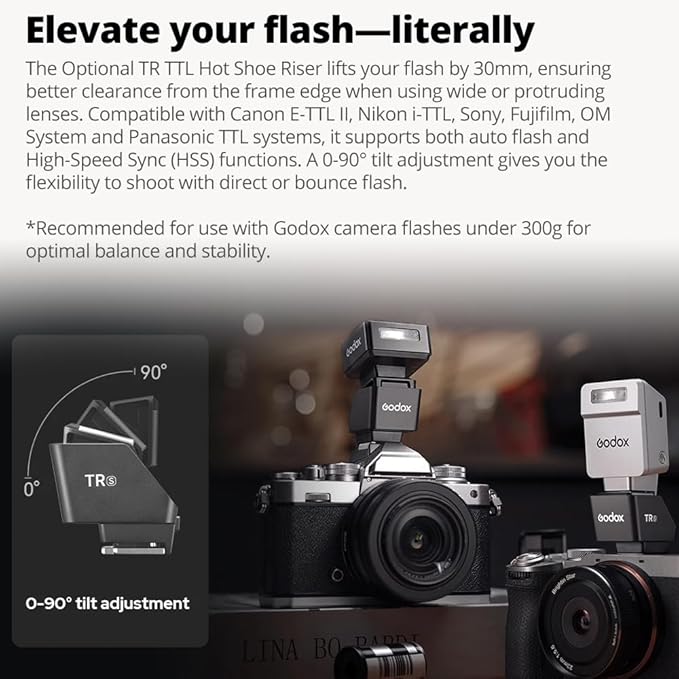 Godox IT20 S IT20S Mini Camera Flash for Sony, TTL Godox Flash,700+ Full Power,1.5s Recycle Time,USB-C Charging, with Magnetic Diffuser & Filter -Silver