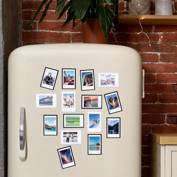 Orga'Neat 2x3 Magnetic Photo Frame Refrigerator for Fujifilm Instax Mini Instant Film, Magnet Picture Frames for Fridge Small Picture Holder for 8.6cm*5.4cm Picture -10 Pack