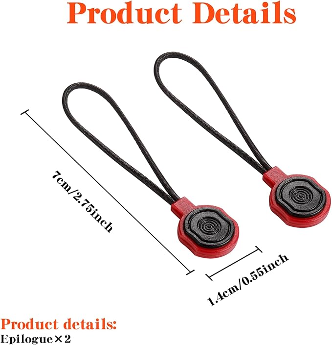 Anchor Connector Suitable for Peak Design Strap 3-Layer Structure Load-Bearing 198 lbs Suitable with DSLR Mirrorless Camera Telescopes (Red)