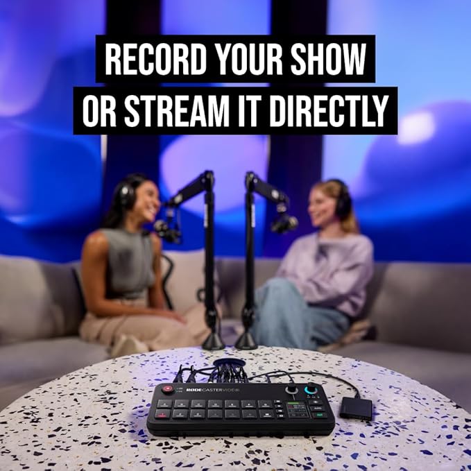 RØDE RØDECaster Video – Professional Video Switcher and Audio Interface – Multi-Camera, 6 x Video Inputs (HDMI and USB), 1080p60, Multi-Source Scenes