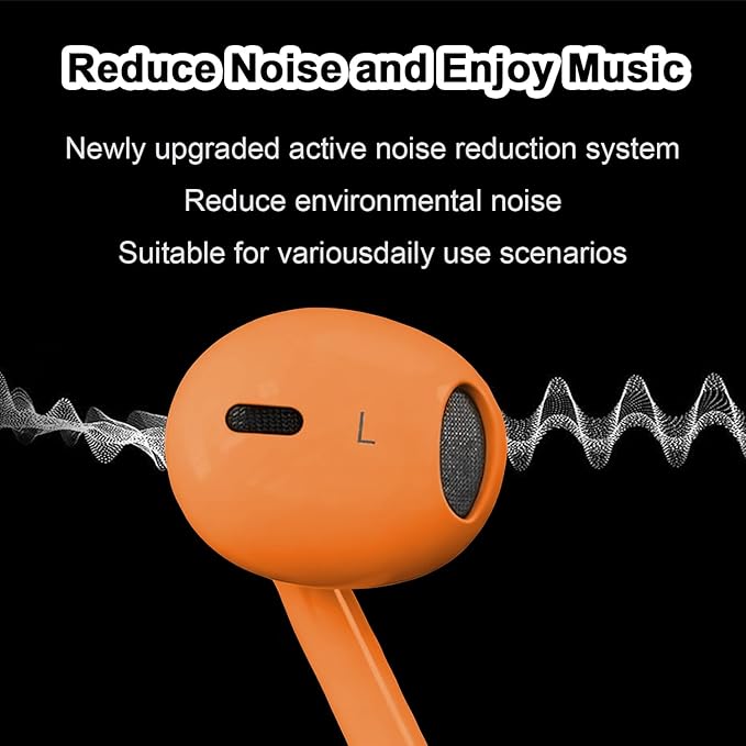2 Packs USB C Headphones for iPhone 16/15 Phone Earbuds with Microphone & Volume Control HiFi Stereo Type C Earphones for Galaxy S23/S22/S21/S20/Ultra Note 10/20, for Pixel 7/6/6a/5/4,for OnePlus 9 8