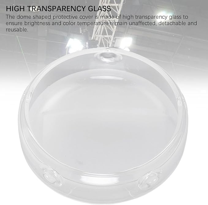 for Godox AD300 PRO Glass Lampshade Photography Light Accessories, Light Dome Protective Cover for Godox AD300Pro Flashing Lighting