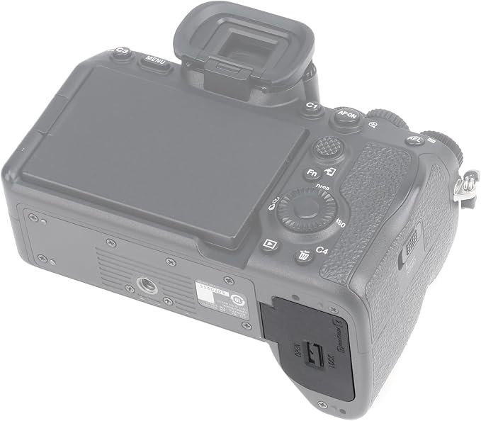 FocusFoto Battery Door Cover Lid Cap Replacement for Sony Alpha A7IV, A7RIV, A7SIII, FX3, FX30, A1, A9II Camera Repair Parts