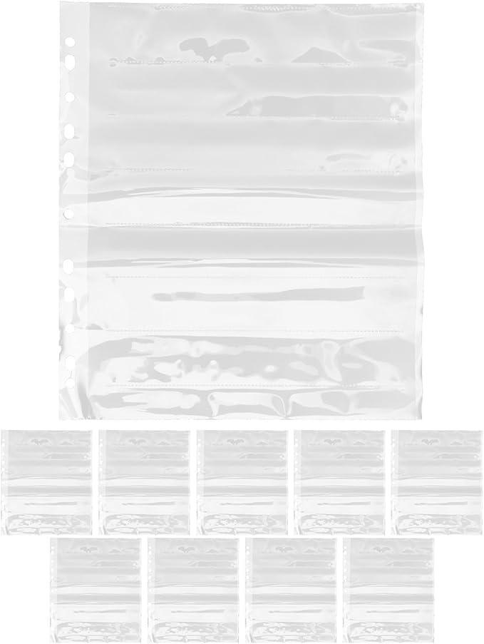 10pcs Waterproof Negative Sleeves Film Protectors 135-hole Archival Photo Storage Pouch for Photographers and Camera Enthusiasts
