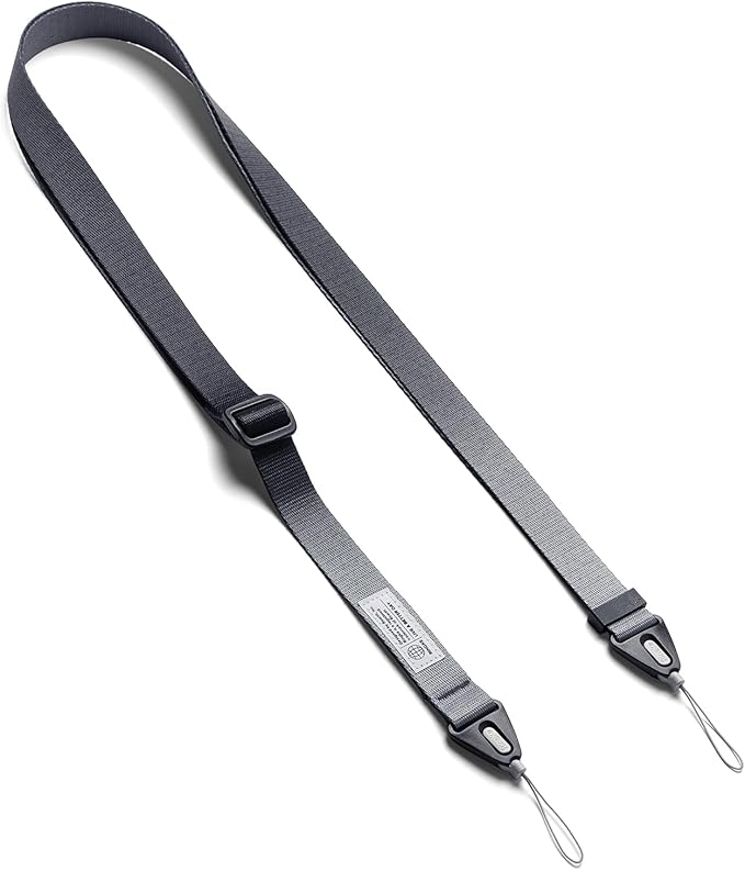 Ringke Shoulder Crossbody Strap [Adjustable Neck Lanyard Strap with Sturdy String] [One-Touch Buckle] for Phone Case, Camera, Keys, USB Flash Drive, and ID Badge - Graphite