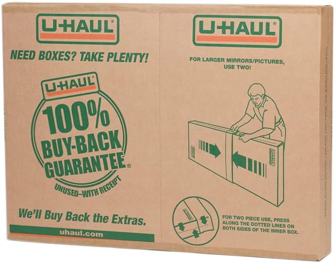 U-Haul Uhaul Mirror and Picture Box-1 box