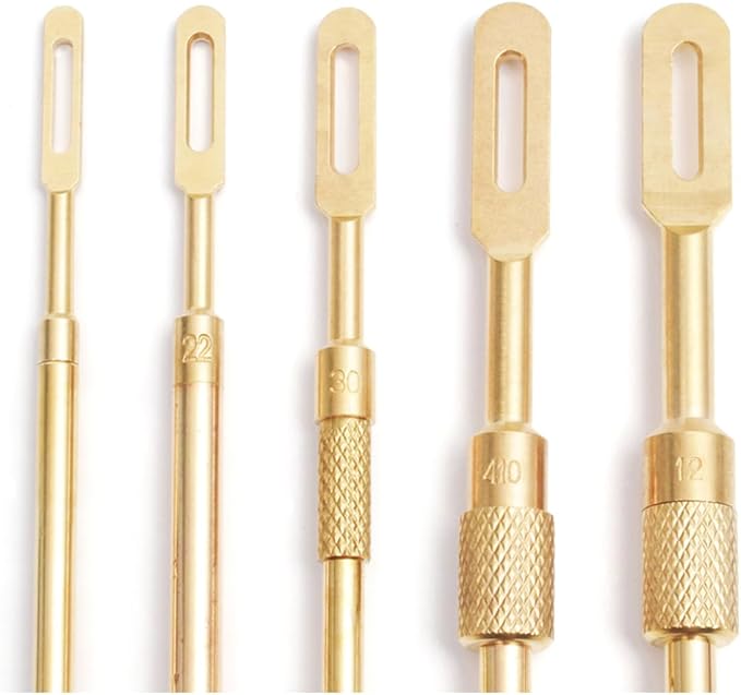 Universal Cleaning Kit for All Guns - Brushes for Pistol, Handgun, Shotgun, Rifle - Elite Brass Rods and Accessories for Men