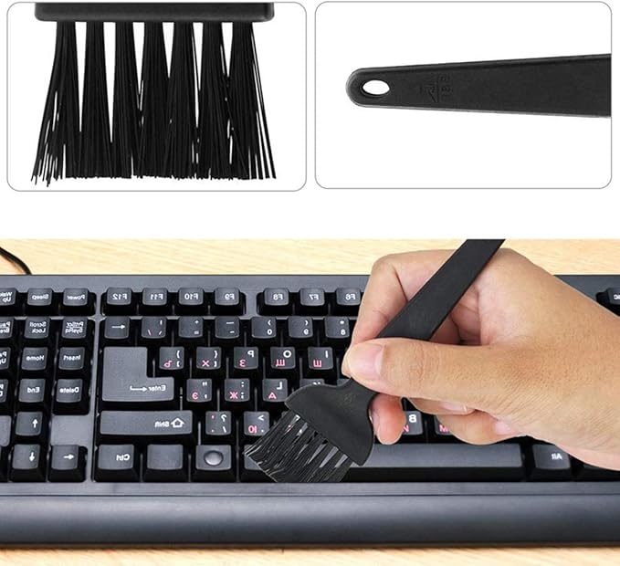 9 in 1 Anti Static Brushes Small Cleaning Kit Multi-Purpose Nylon Brush for Keyboard, PC Motherboards, Camera, Phone, Laptop, MacBook, Computer