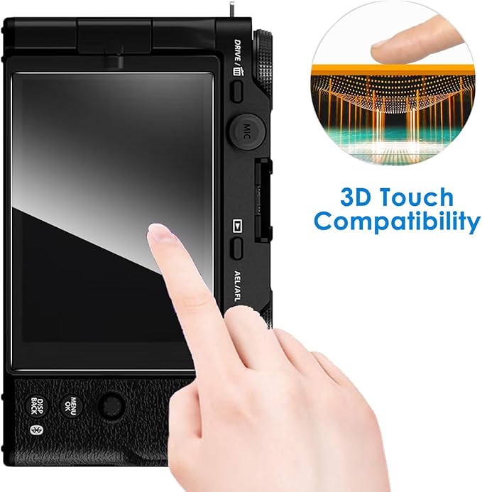 2 Pack Compatible with Fujifilm X-M5/Fujifilm XM5 Screen Protector,Full Coverage 9H Tempered Glass Film,HD Clear Scratch Resistant,Bubble-Free for Fuji XM5 Screen Protector