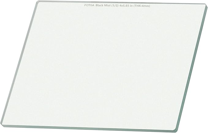 Foto4easy Black Diffusion Filter 1/2 Mist Cinematic Effect Lens Filter 4"x5.65"