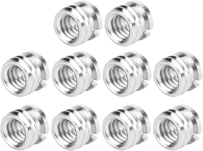 ledmomo 1/4 to 3/8 Camera Tripod Thread Adapter Convert Nut Screw Adapter for Tripods Monopods Ball Heads Light Stands DSLR Camcorders