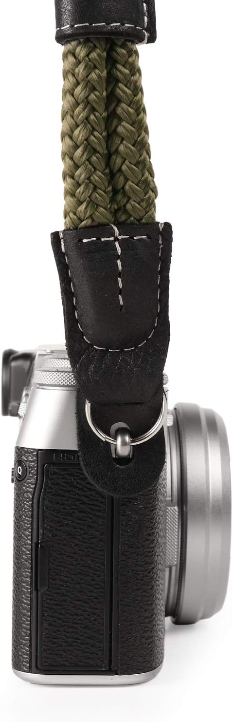 MegaGear SLR, DSLR Sierra Series Genuine Leather Camera Shoulder or Neck Strap