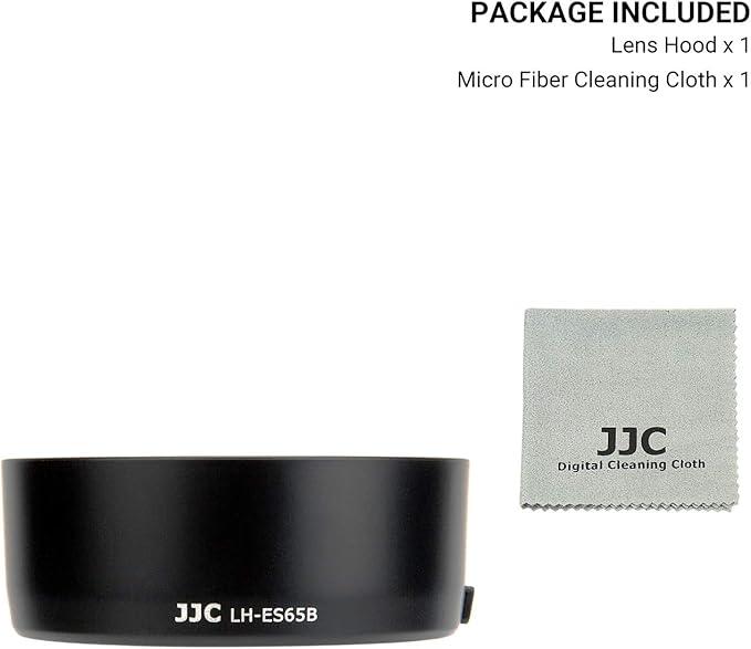 Lens Hood for Canon RF 50mm F1.8 STM on EOS R6 R5 RP R Camera, Reversible Lens Shade Replace Canon ES-65B Lens Hood, Compatible with 43mm Filters and 43mm Lens Cap