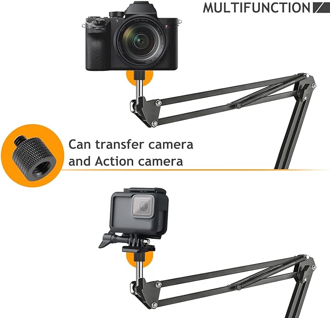 1/4 to 3/8 & 3/8 to 1/4 Camera Tripod Adapter - Male to Female Screw for Camera, Mount, Monitor