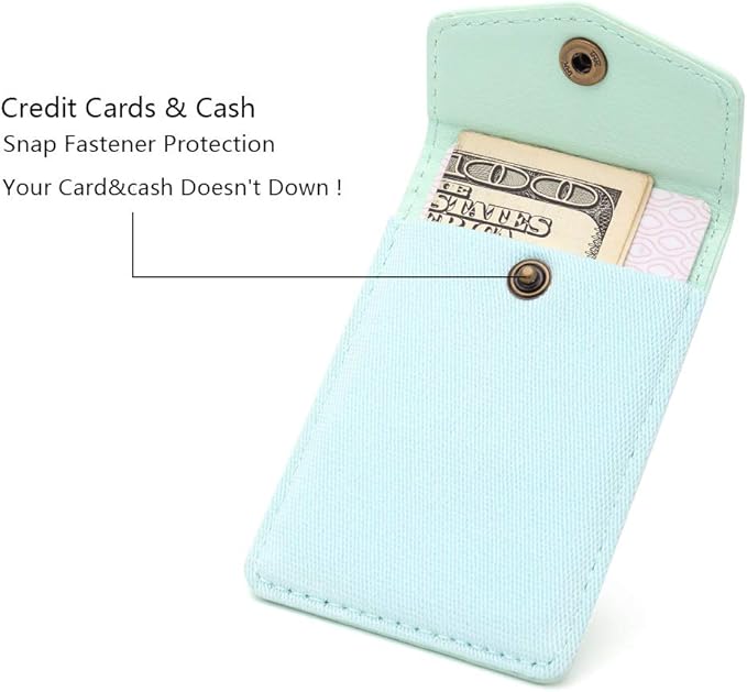 Ultra-Slim Self Adhesive Credit Card Leather Wallet