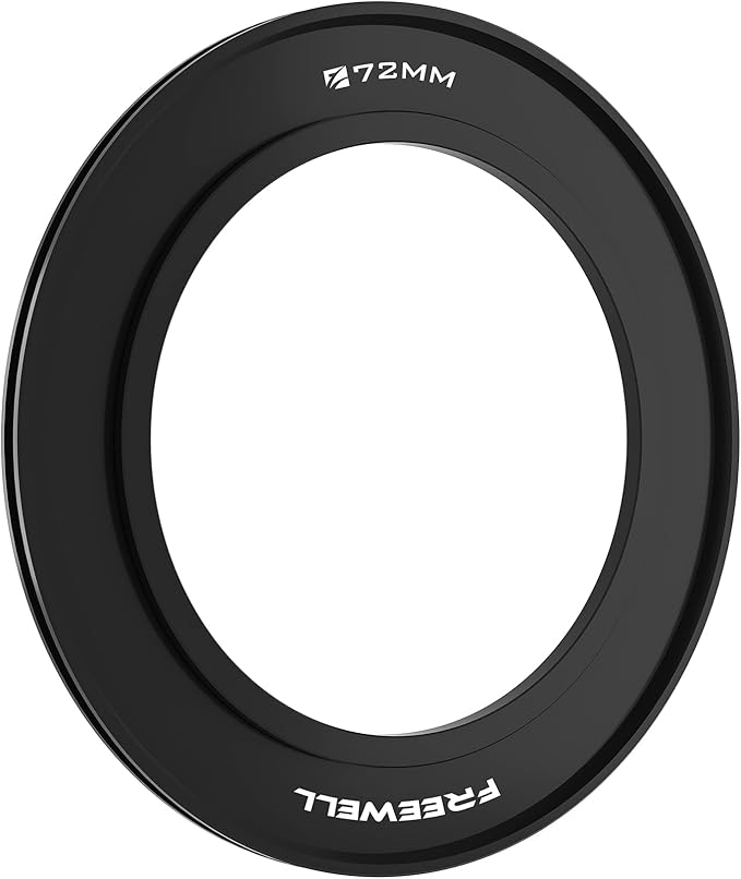 Freewell Adapter Ring 72mm Compatible only with Eiger Matte Box Filter System (Not Compatile with Freewell V2, K2, System)