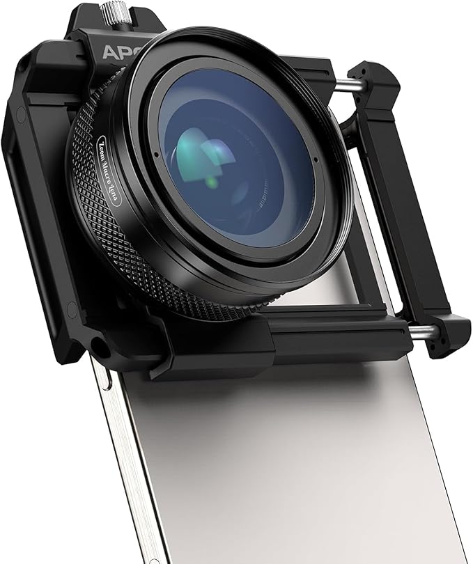 Macro Lens Kit for Smartphone, 10-20X Micro Phone Lens with Universal Lens Clip, HD Magnifier Photography Lens for iPhone Android Phone (Fits for Almost All Phone), Phone Macro Lens Attachment