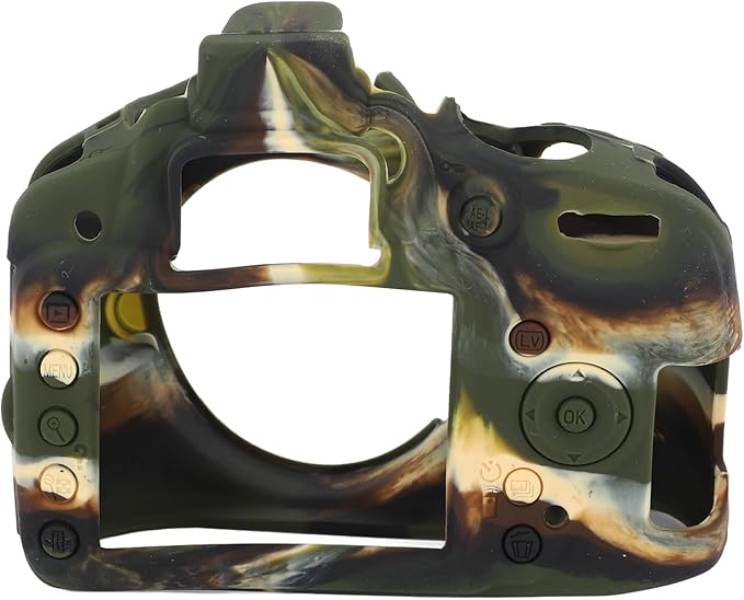 Silicone Camera Case for D3100, Shock Proof Rubber Protective Body Skin Cover Bag for D3100 (Camouflage)