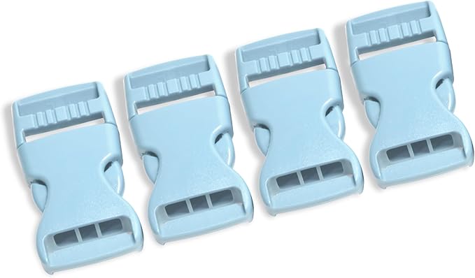 Buckles for Straps Set of 4 Pcs Plastic Buckle Clip Quick Side Release Plastic Fastener