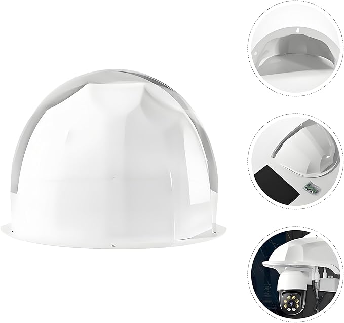 Coolotic Universal Sun Rain Shade Camera Cover Shield Security Protective Roof for CCTV Surveillance Camera Hikvision/Nest/Ring/Arlo/Dome/Bullet (Sun Rain Cover(2PCS White))