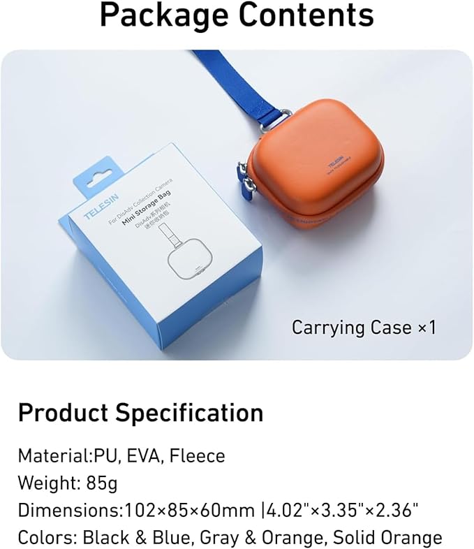 AuyKoo Carrying Case for DJI Osmo Action 6 Accessories, Waterproof Hard Carrying Bag for Camera Batteries Filter Mount, DJI Osmo Case Hard Shell Action Camera Bag