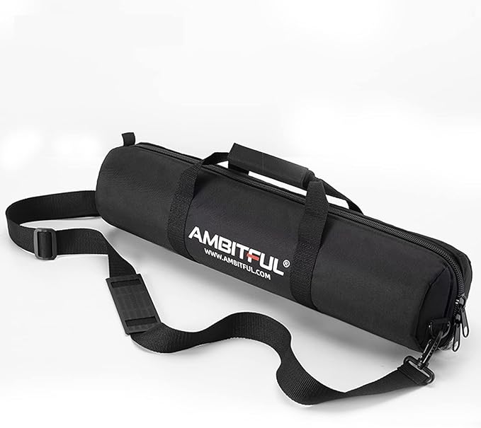 AMBITFUL Tripod Carrying Case Bag 39in/100cm Shoulder Strap Padded Carrying Bag for Light Stands,Boom Stand,Umbrella and Tripod Photography Accessories (39 in/100 cm)