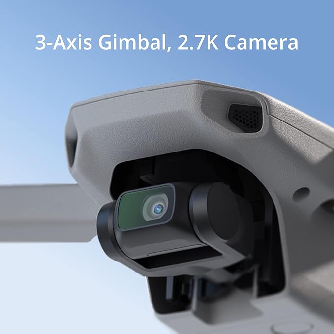 DJI Mini Neo, Drone Quadcopter with 3-Axis Gimbal, Less Than 249g, Improved Scale 5 Wind Resistance, Return to Home, for Drone Beginners, Gray