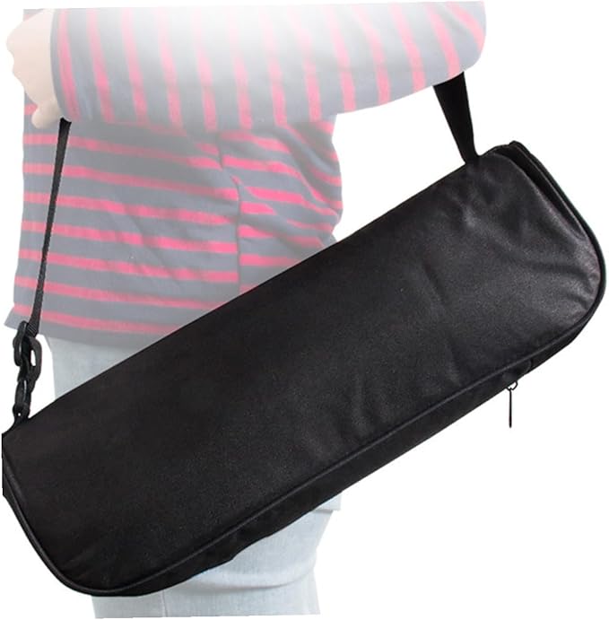 jojofuny Tripod Carrying Case 50cm Lightweight Padded Photography Storage Bag with Shoulder Strap for Outdoor Camera Tripod and Light Stand Organizer Black