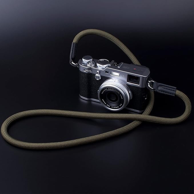 Camera Strap,Climbing Rope Camera Strap for DSLR SLR Mirrorless Camera Neck Shoulder Strap 120cm Green