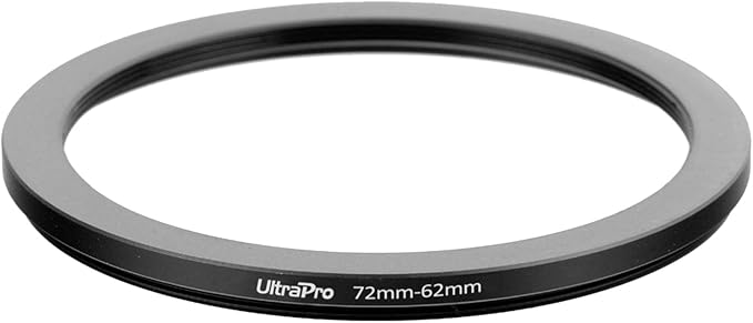 UltraPro Step-Down Adapter Ring 72mm Lens to 62mm Filter Size