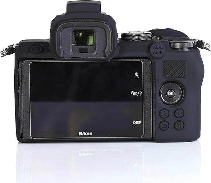 Professional Secure Silicone Camera Case Cover Housing Body Skin for Nikon Z50 Z 50 Mirrorless Digital Camera (Black)