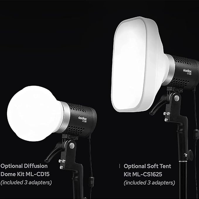 Godox Diffuser ML-CD15 Flash Diffuser Kit - Portable and Versatile Lighting Accessories for Round and Square Speedlights