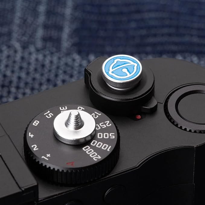 Camera Shutter Button Compatible with FUJIFILM X-T5 X-T4 X-T20 X-T30 X-T200 X-PRO2 ，,Soft Release Button for laica M9 (Bell)
